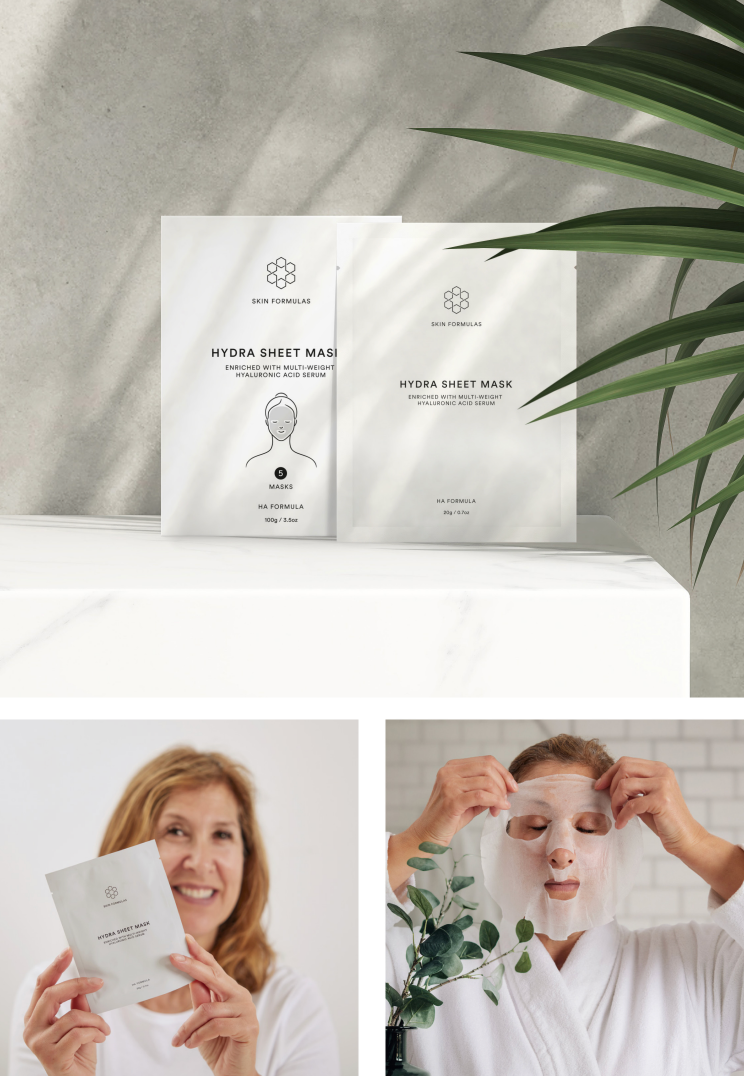 Skin Formulas Hydra Sheet Masks