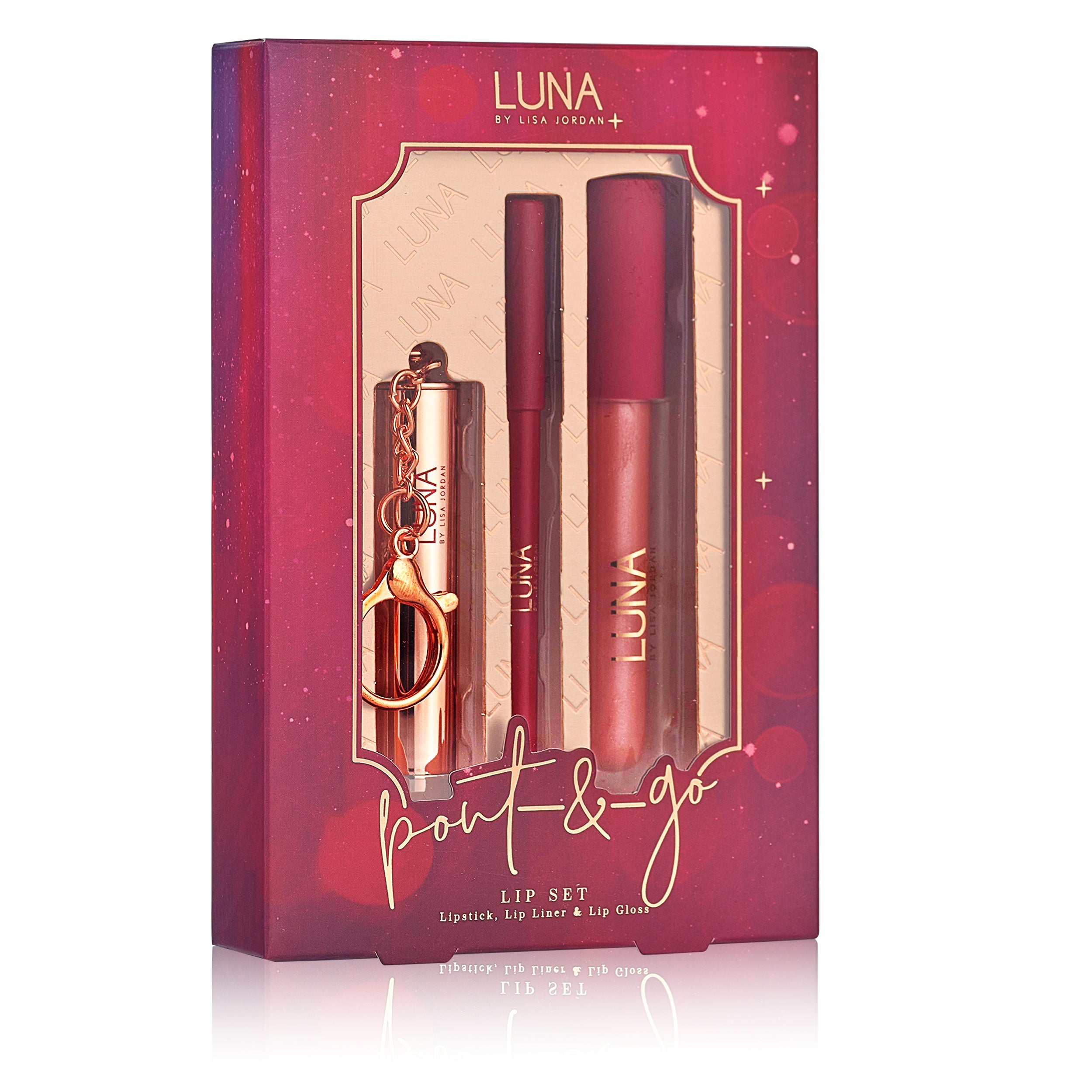 LUNA by Lisa Christmas 2023 Pout and Go Lip Kit 
