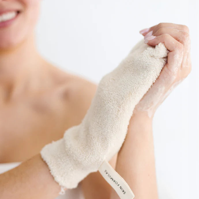 Skin Formulas Cleansing Mitt 100% Oeko-Tex certified cotton