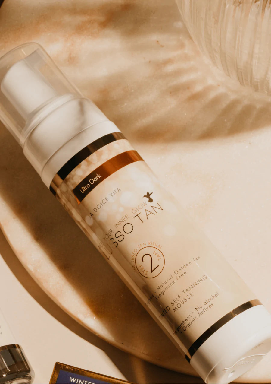 lusso Tan Tinted Self Tanning Mousse